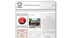 Desktop Screenshot of nicholaspizzahouse.net